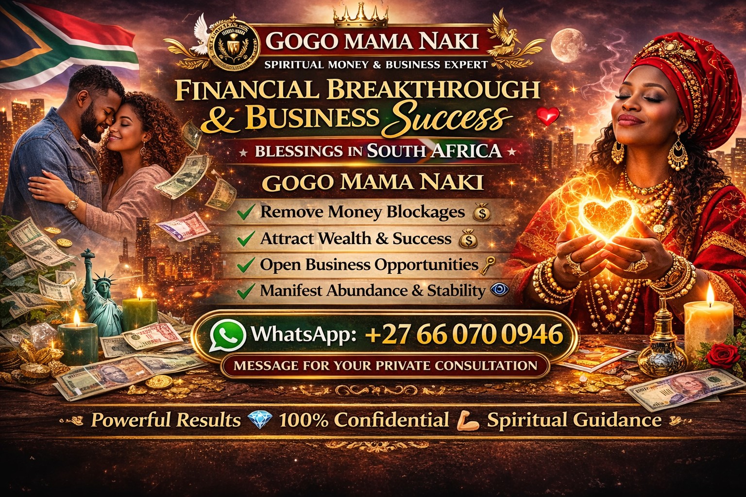 Ultimate Financial & Business Success Blessings SA– Spiritual Help by GOGO MAMA NAKI